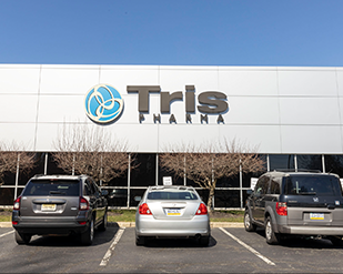 front of Tris Pharma's corporate office building