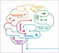 illustrated brain infographic